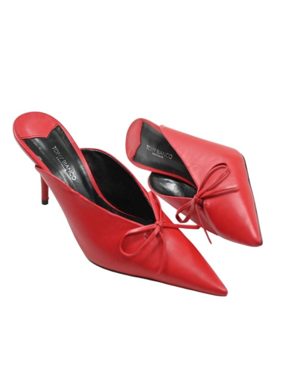 Tony Bianco Harlee Mules in Red